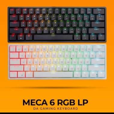 Digital Alliance Keyboard Gaming Mechanical Meca RGB LP Putih