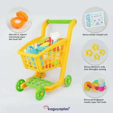 Mainan Trolley Belanja Supermarket