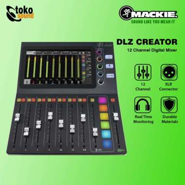 Mackie DLZ Creator - 12 Channel Digital Podcast Mixer Original