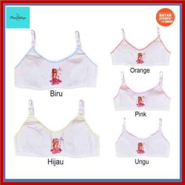 BH Bra Remaja Tanpa Kawat Bra Anak Remaja SD SMP Bra Anak Premium 34/75 Putih