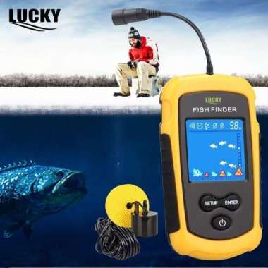 Fish Finder LUCKY FFC1108-1 Color Pencari Ikan Sonar Locator FFC1108