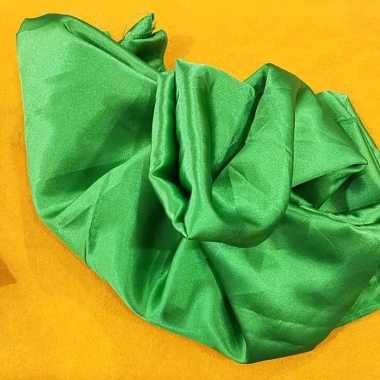 Kain Background Foto Jualan Online Satin Hijau Daun