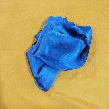 Kain Background Foto Jualan Online Satin Biru BCA