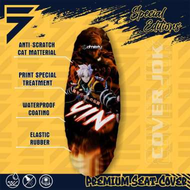 COVER SARUNG JOK MOTOR UNIVERSAL FULL PRINT KARAKTER WATERPROOF /MOBILE LEGEND 07 SIZE L MOBILE LEGE