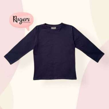 By Kayamani - Kaos Anak Laki-Laki - Kaos Lengan Panjang Hitam 10-11 tahun