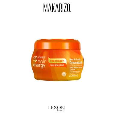 [Makarizo] Hair Energy Fibertherapy Hair & Scalp Creambath 500ml Royal Jelly Extract 500 m