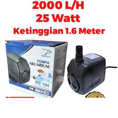 ROSSTON RS 104 - Mesin Pompa Air Celup Kolam Ikan Filter Aquarium Aquascape RS104
