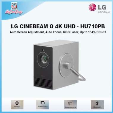 LG CINEBEAM Q 4K SMART PORTABLE LASER PROJECTOR UHD HU710PB