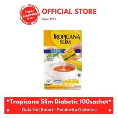 Promo Harga Tropicana Slim Sweetener Diabtx 100 pcs - Blibli