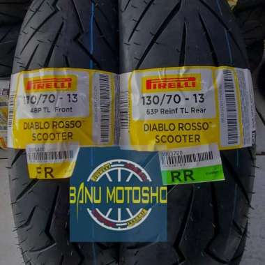 Paket pirelli diablo rosso scooter NMAX 110/70-13 & 130/70-13
