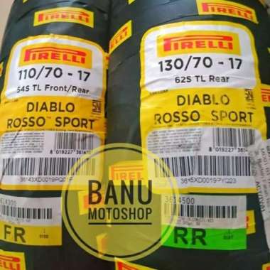 Paket Pirelli Diablo Rosso Sport Uk 110/70-17 & 130/70-17