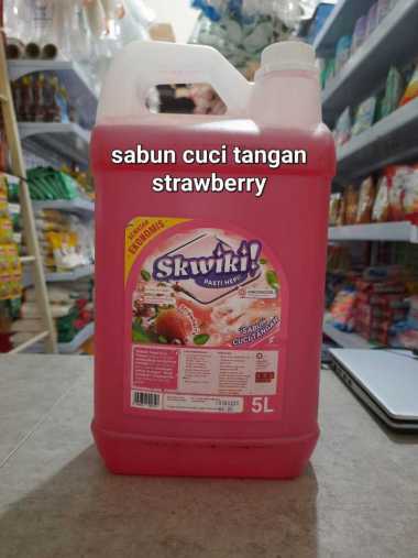 SKWIKI. SABUN CUCI TANGAN STRAWBERRY, KARBOL SEREH, PEL LANTAI LAVENDER, SABUN CUCI PIRING , CUCI MO