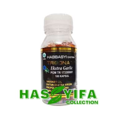 Habbasyi Trigona77 isi 100 (Habbatussauda Extra Trigona Garlic Zaitun) Multivariasi Multicolor