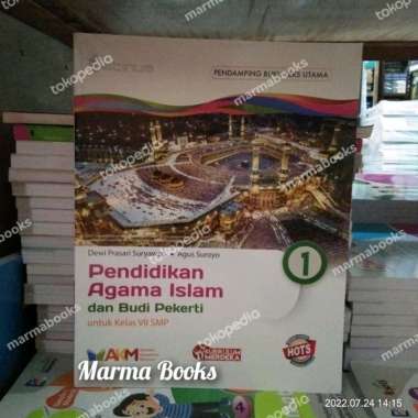 Buku Pendidikan Agama Islam Kelas 7 SMP kurikulum Merdeka HOTS AKM Multivariasi Multicolor