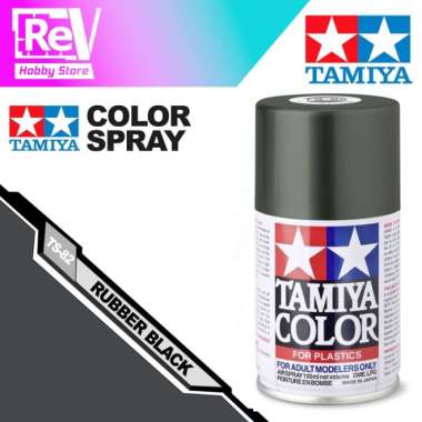 TAMIYA SPRAY RUBBER BLACK TS-82