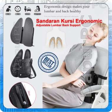 SANDARAN PUNGG LUMBAR BACK SUPPORT KURSI JOK MOBIL PENAHAN POSTUR