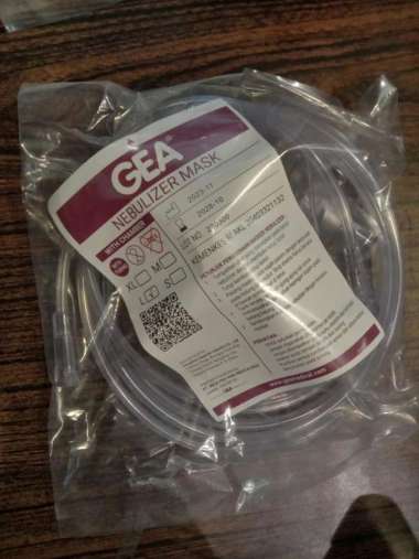 GEA Nebulizer Mask with Chamber and Tubing-Masker Nebulizer GEA M
