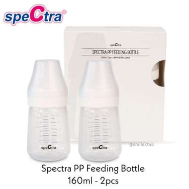 Spectra Botol Susu 160ml Isi: 2pc (Pakai Dot/Nipple)