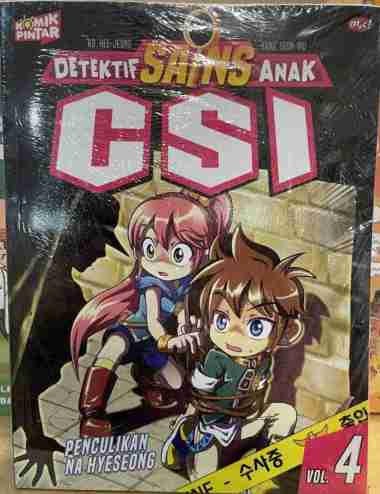 buku komik detektif sains anak csi vol 4 Multivariasi Multicolor
