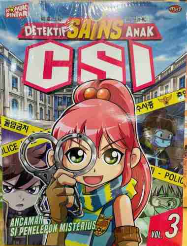 buku komik detektif sains anak csi vol 3 Multivariasi Multicolor