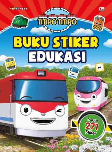 Buku Titipo: Buku Stiker Edukasi Multivariasi Multicolor