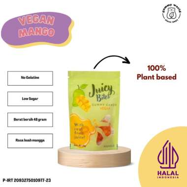 Bites Vegan Gummy 48gr - Mango Juice