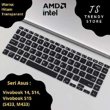 Keyboard Protector Cover Asus Vivobook 14 S14 S15 S433 M433 Hitam