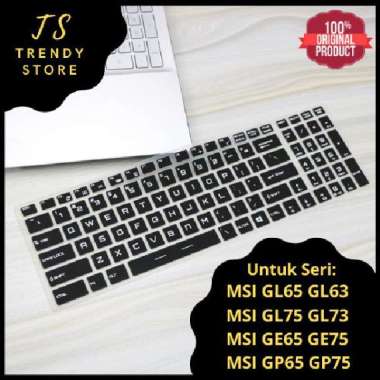 Keyboard Protector Cover MSI GL65 GL75 GL63 GL73 GE65 GE75 GP65 GP75 Putih