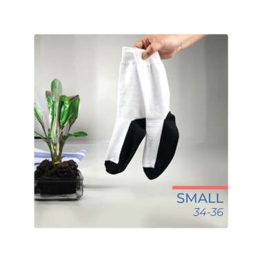 Goto Kaia Sock School Kaos Kaki Anak Sekolah Hitam Putih SD SMP SMA SMALL 34-36