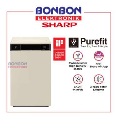 Purifier Udara Sharp FX-S120Y-W Putih, Kapasitas 84 m² dengan Filter Micro HEPA Plus