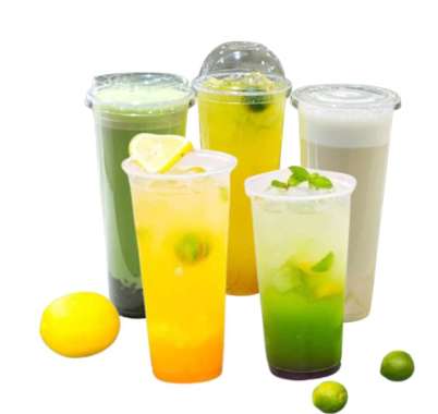 Jus Buah Segar Asli Mangga Alpukat Melon Kuwut / Minuman Es Cappucino Cincau Thai Green Tea Green Te