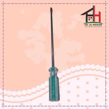 Obeng Radio 6 x 4mm RUBICON / Obeng kurus 6"x4mm 6" x 4mm (-)