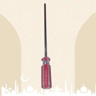 Obeng Radio 6 x 4mm RUBICON / Obeng kurus 6"x4mm 6" x 4mm (+)