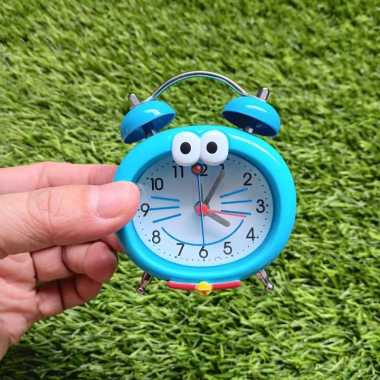 Jam Weker / Jam Alarm Twin Bell Doraemon Tongue