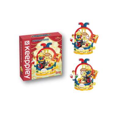 Keeppley Sanrio Pompompurin Unicycle Perform