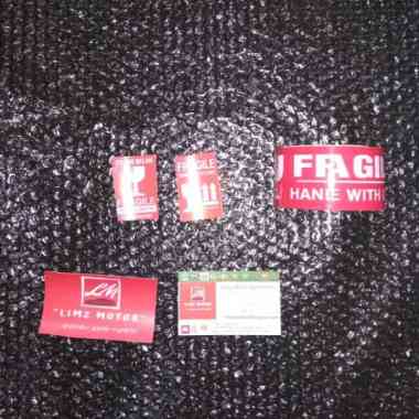 Double Packing-Packing Tambahan Bubble Wrap & Sticker & Isolasi Fragile in Limz Motor Only