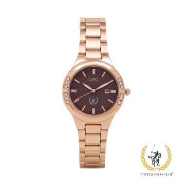 UNITED POLO CLUB Jam Tangan Wanita Stainless Original L-103 Unisex Rosegold - Rosegold