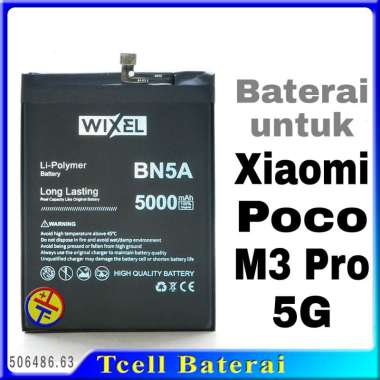 Baterai Wixel BN5A untuk Xiaomi Poco M3 Pro 5G