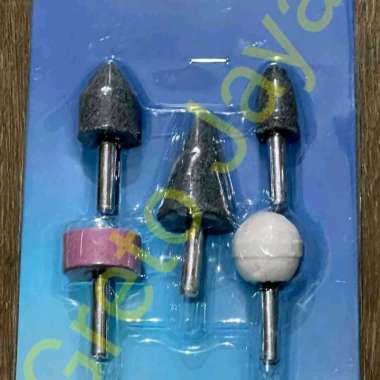 Matabor Batu Mounted 1 SET Osco Mata Bor Kerucut Bulat Stone Shank Gerinda Grinda Asah Grinding Kiki