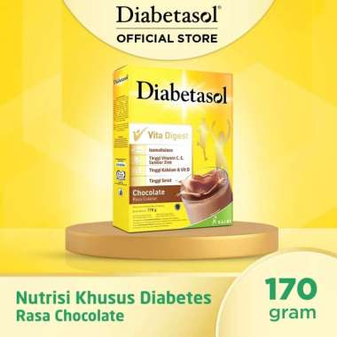 DIABETASOL 170 GR - SUSU DIABETES COKLAT