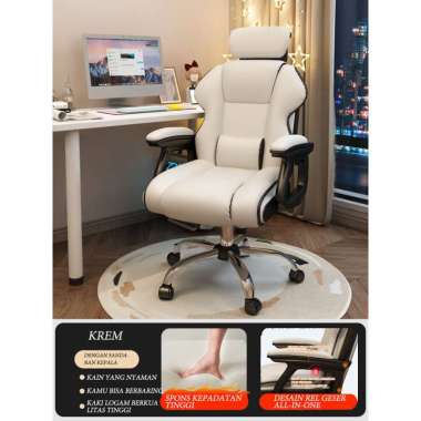 Yup Kursi Gaming Gamers Gaming Chair Kursi Kantor Kurs Krem