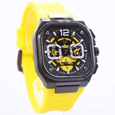 Christ Verra CV 109068G Jam Tangan Kronograf Pria Original Terbaru CV 109068G-36 BLK/YLW