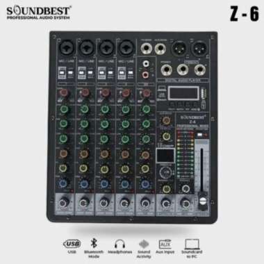 Mixer 6 channel Soundbest Z6 professional MIXER