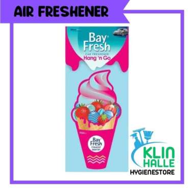 BAYFRESH Hang 'n Go Pengharum Ruangan Mobil Gantung STRAWBERRY BBGM