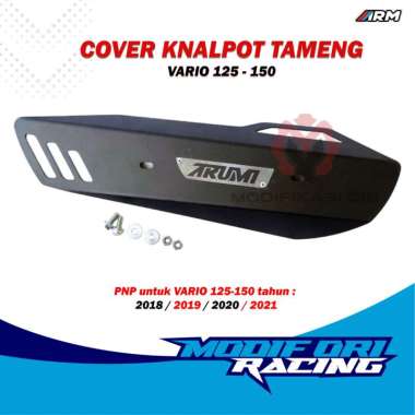 COVER KNALPOT Vario 125-150 ARM Cover Tameng Knalpot VARIO 125