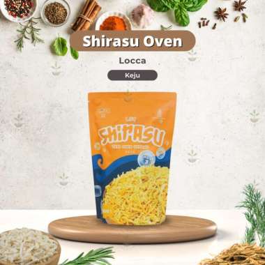 Locca Teri Krispi Oven Shirasu Jepang 80 gram - Snack Anak - MPASI Anak Keju