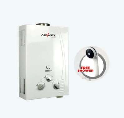 Advance GWH 50 Water heater Advance Gas Water Heater GWH 50 / Pemanas Air FREE Shower & Selang