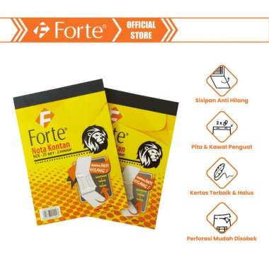 Buku Nota Kontan Forte Kecil 2 ply 25 Lembar