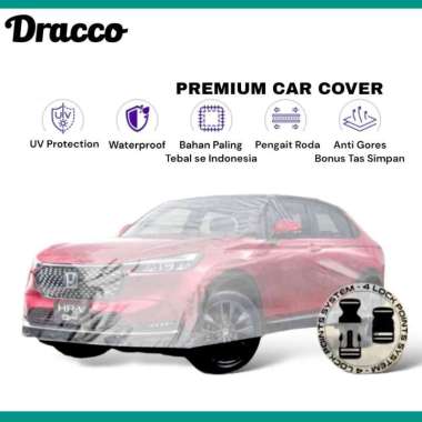 sarung mobil honda HRV waterproof tranasparan tebal awet Dracco bonus tas simpan aksesoris HRV baru