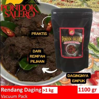 Rendang Padang Pondok Salero/ Rendang Asli/ Kemasan 1100gr